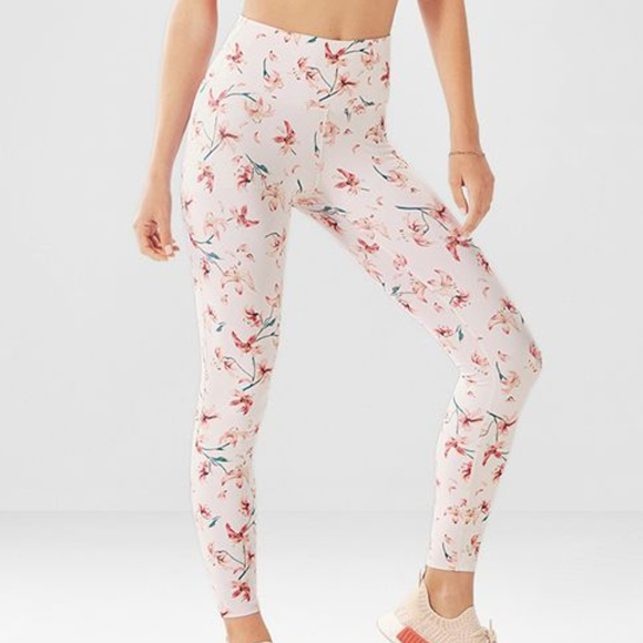 Fabletics Pants - Fabletics High Waist Lily Vine Print Legging L NWT